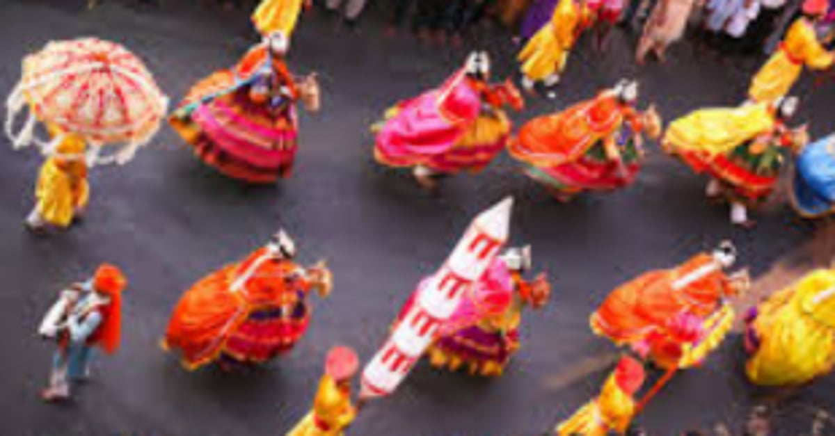 Shigmo floats parade at Ponda on March 30