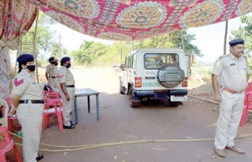 Shirgao stays locked down on zatra day