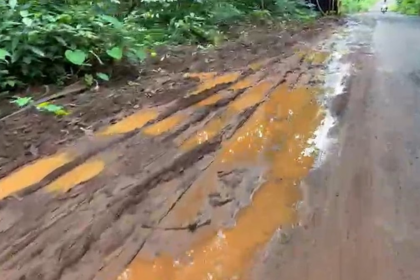 Shirvoi–Kevona Road Turns Hazardous Amid Massive Potholes and Neglect