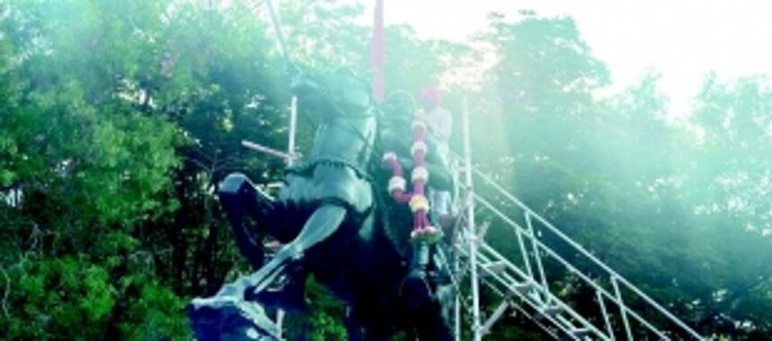 Shiv Jayanti celebrations honoring warrior King Shivaji Maharaj held at Farmagudi