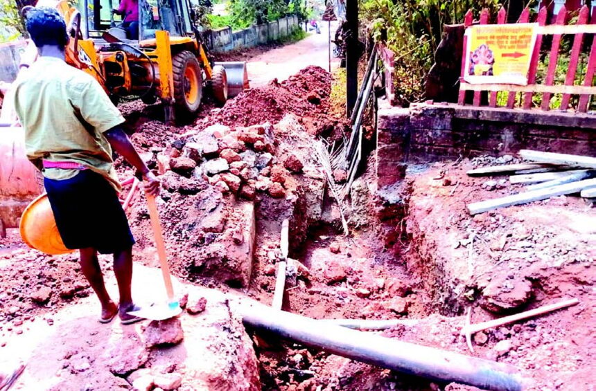Shoddy underground cabling in Assagao sparks public outcry 1 Shoddy underground cabling in Assagao sparks public outcry