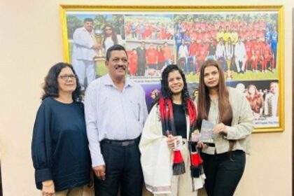 Shona felicitated on being appointed Tottenham Hotspur physiotherapist