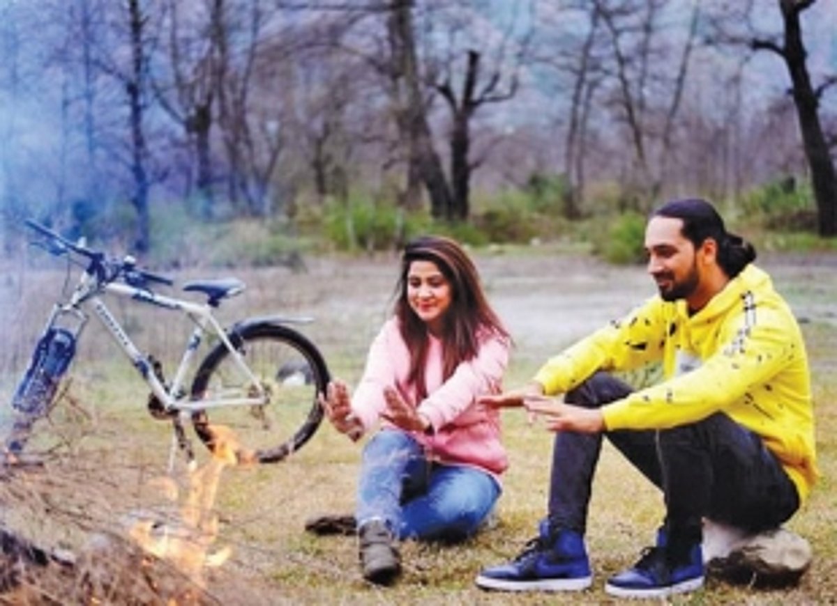 Shooting a love sequence in dreamy Manali
