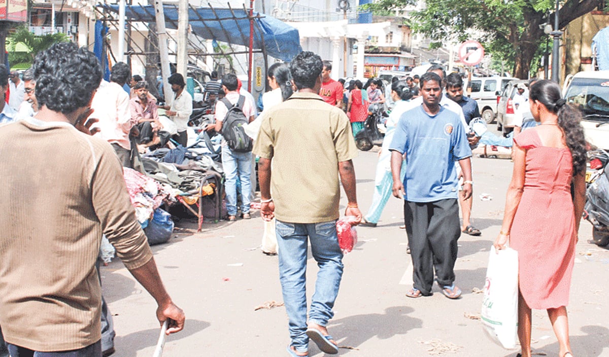 Shoppers making a final visit to the Saptah fair at Vasco before the curtains finally come down on it.