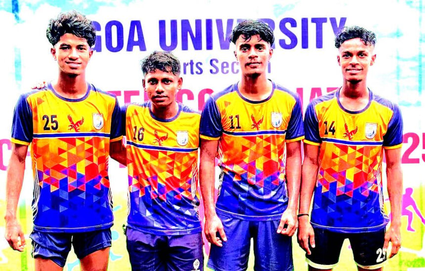Shree Mallikarjun, Parvatibai Chowgule, Quepem Govt College & Dempo march ahead 1 Shree Mallikarjun, Parvatibai Chowgule,
Quepem Govt College & Dempo march ahead