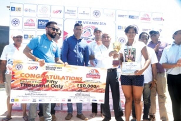 Shushrut, Himani, Dev, Shalmali  win Swimmathon 2018