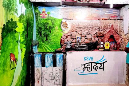 Siblings use art to sound alarm on River Mhadei’s plight, warn of Goa’s desertification