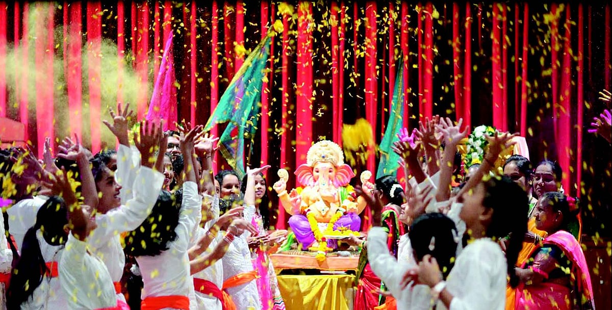Singing praises to Lord Ganesha in Konkani