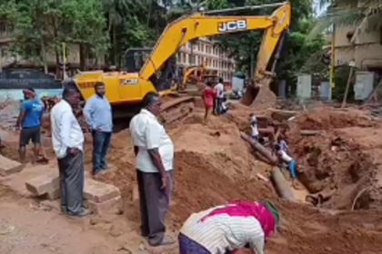 Smart City Dumb Works: Roads, gutters dug up near Caculo Mall, Panjim with no proper plan