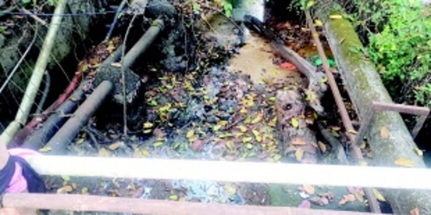 Smart Road of Panjim, filled with filth