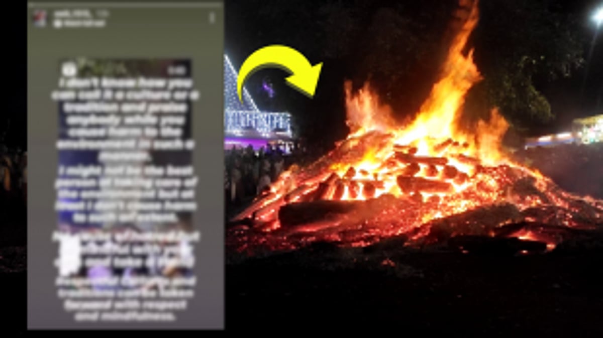 Social Media user triggers Hindu community by commenting on Devi Lairai Rituals; complaint filed