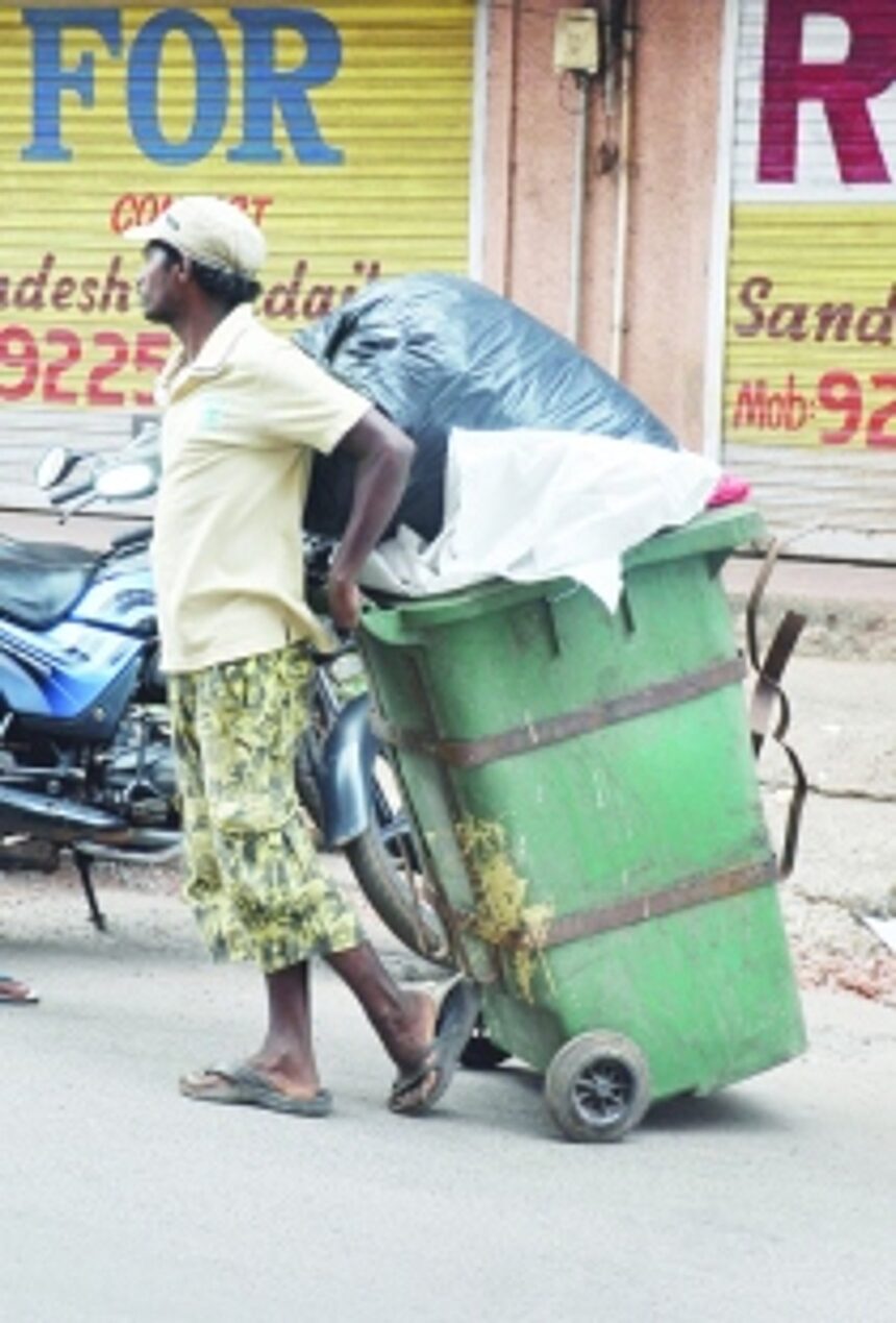 Some Margao residents enjoy free garbage collection