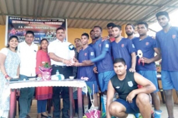Sonarvaddo Boys lift Nagoa Panchayat Cup
