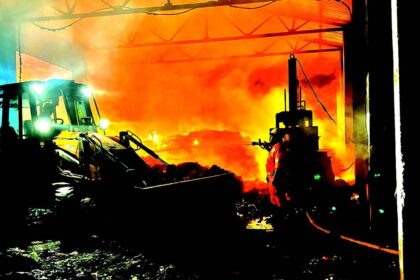 Sonsoddo dump burns again, for eleven hours