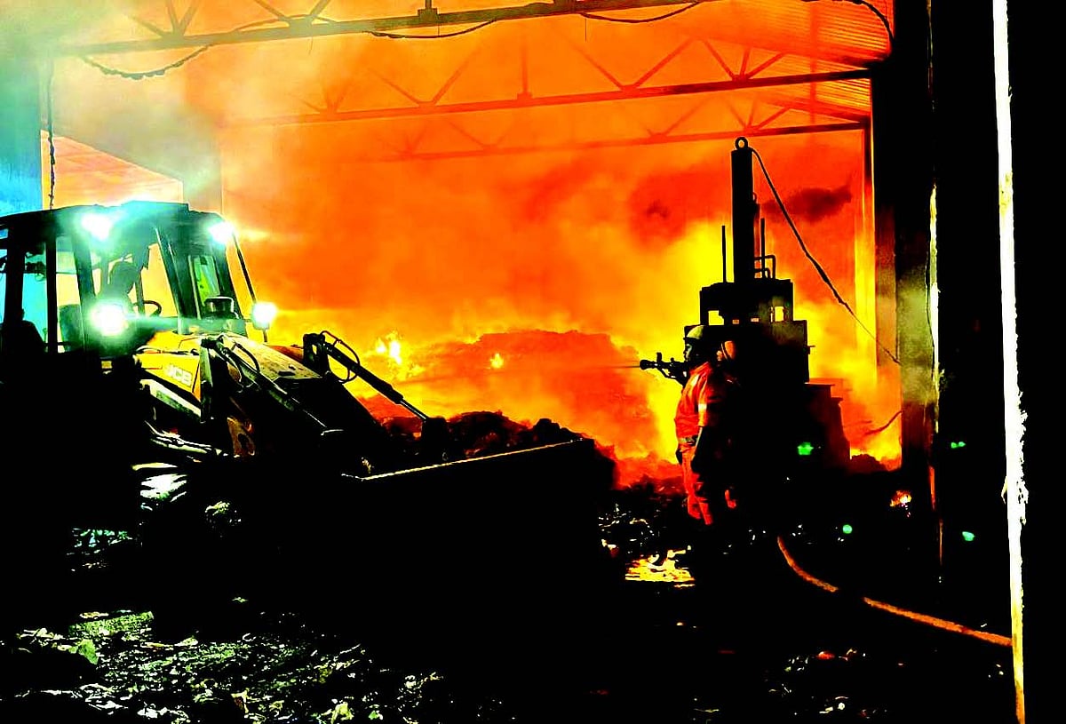 Sonsoddo dump burns again, for eleven hours