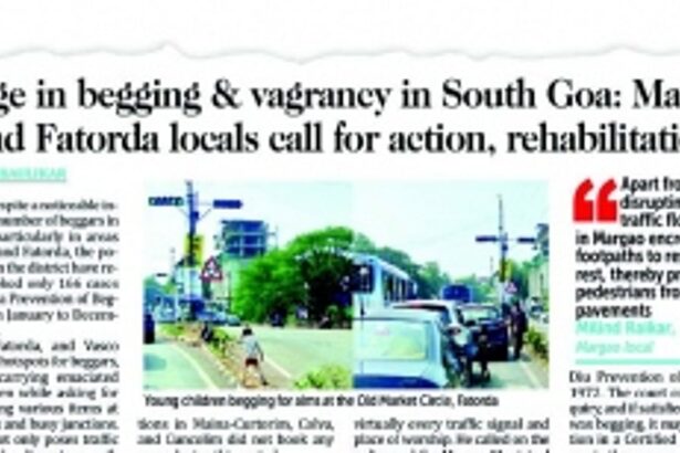 South Goa Administration announces joint drive to tackle begging menace in Margao