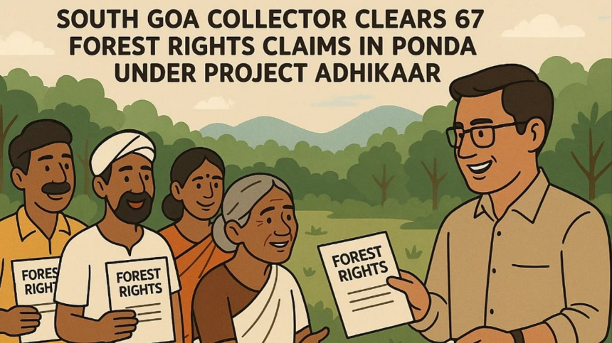 South Goa Collector Clears 67 Forest Rights Claims in Ponda Under Project Adhikaar 1 South Goa Collector Clears 67 Forest Rights Claims in Ponda Under Project Adhikaar