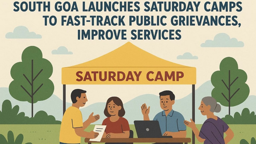 South Goa Launches Saturday Camps to Fast-Track Public Grievances, Improve Services 1 South Goa Launches Saturday Camps to Fast-Track Public Grievances, Improve Services