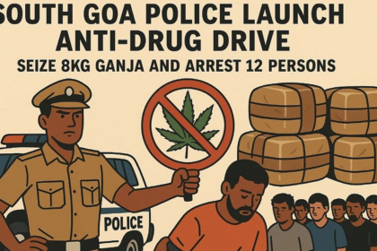 South Goa Police Launch Anti-Drug Drive, Seize 8kg Ganja and Arrest 12 Persons