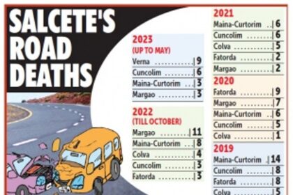 South Goa sees marked increase in road accidents