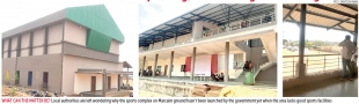 Spanking new Marcaim sports  complex neither here nor there