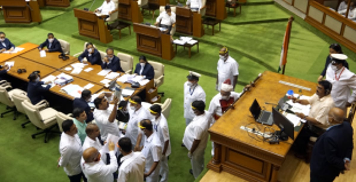 Speaker adjourns House as Oppn protests over LAQs postponement