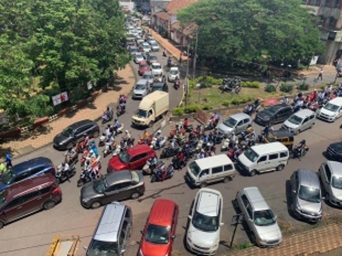 Special parking spaces for senior citizens in Margao