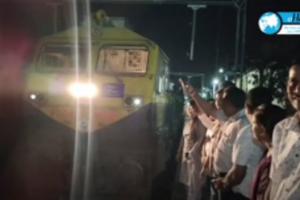 Special train to Vailankanni flagged off from Vasco railway station