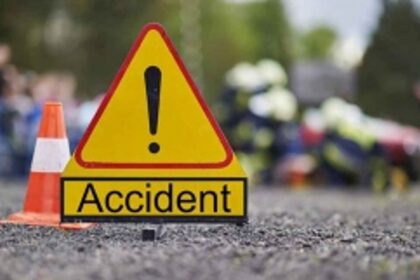 Speeding car hits two-wheeler  at Gogol, drags rider for 15m