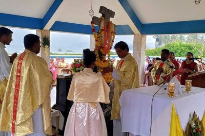 Spiritual Fervor as Holy Cross Feast Celebrated at Agonda Beach