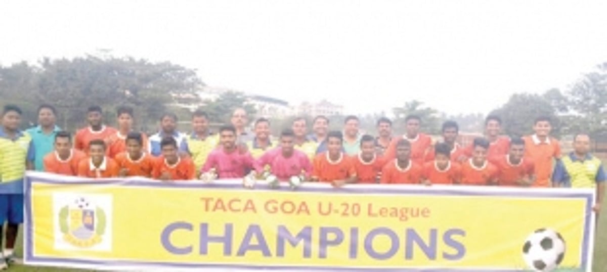 Sporting Clube U-20 TACA Goa champions