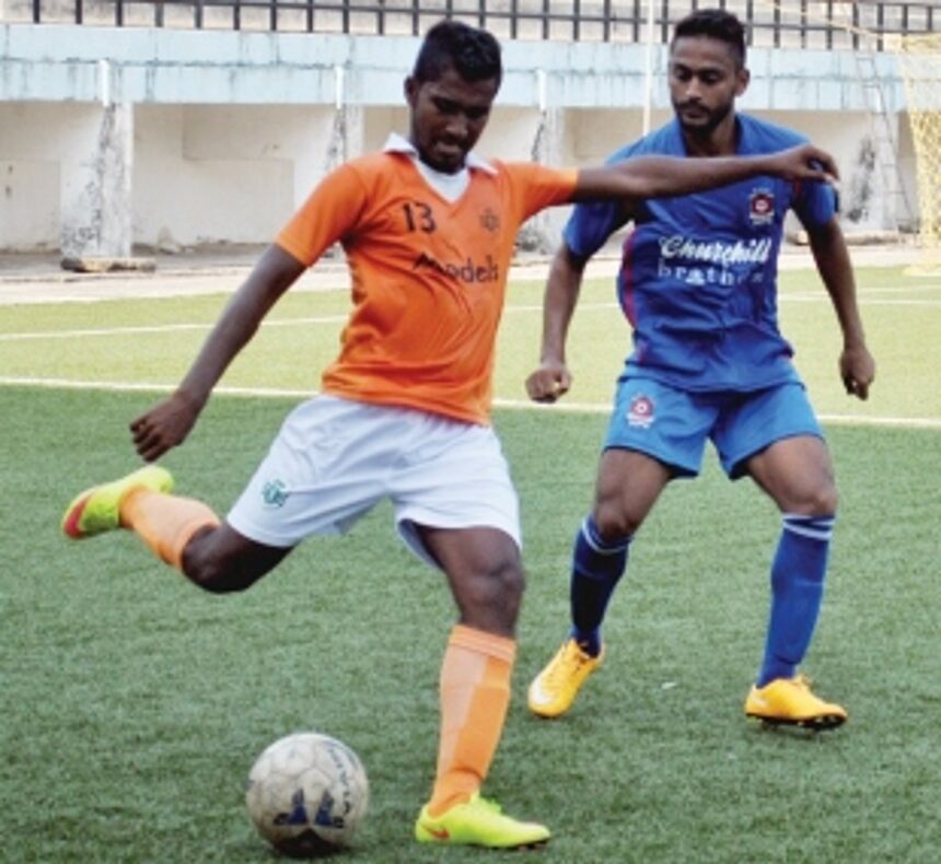 Sporting Clube edge past Churchill Bros SC 2-1