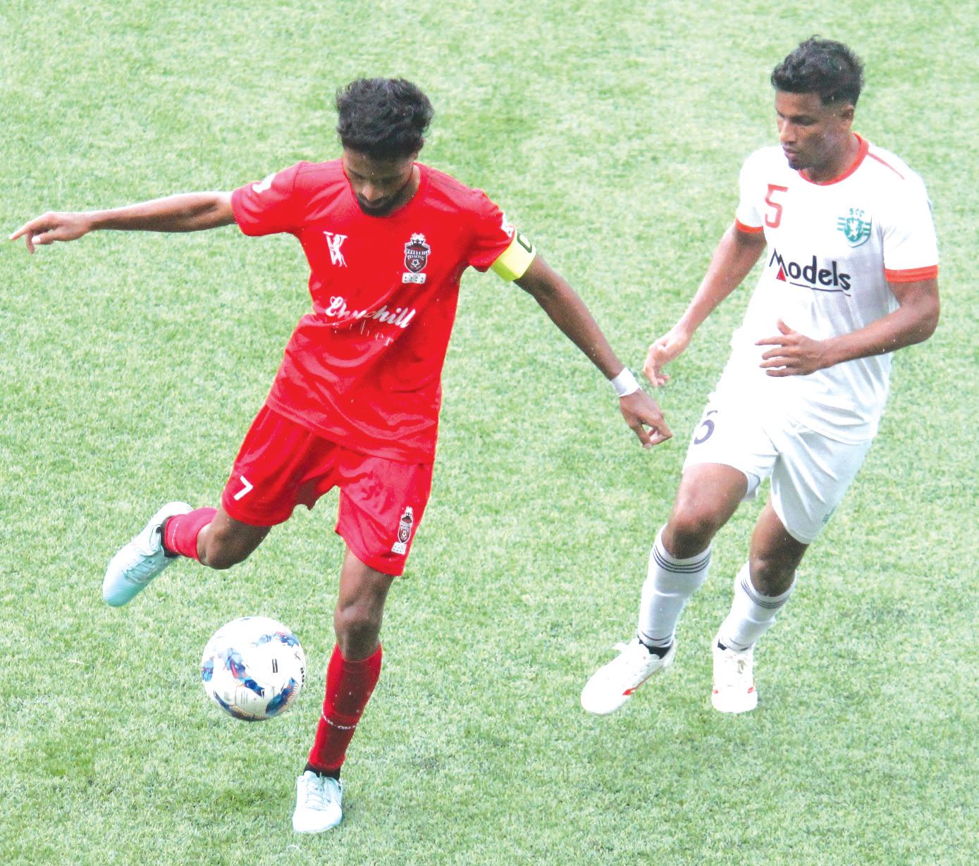 Sporting Clube fight gallantly
to get better of Churchill Bros