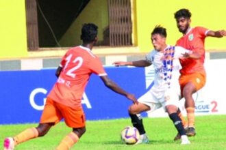 Sporting Clube go atop with 2-0 win  against Maharashtra Oranje FC
