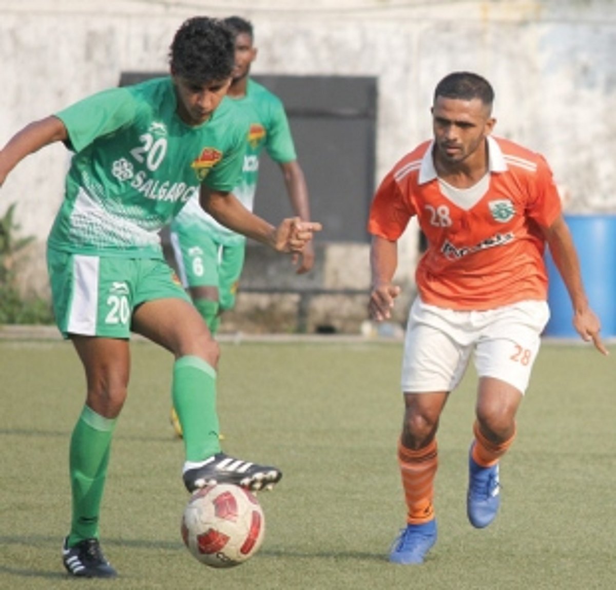 Sporting Clube rally to beat Salgaocar FC