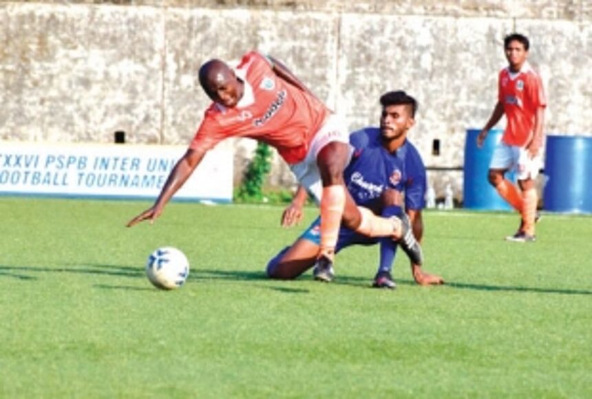 Sporting go atop, Churchill Bros taste first defeat