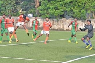 Sporting mow down Goa Velha