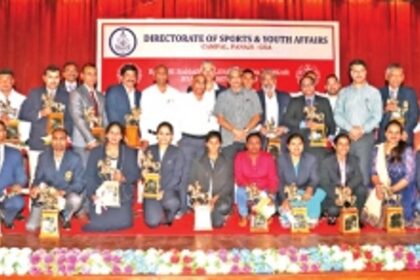 Sports personalities bestowed with Kerkar awards