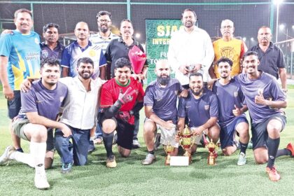 SportsBalcao clinch SJAG
Inter-Media Futsal title