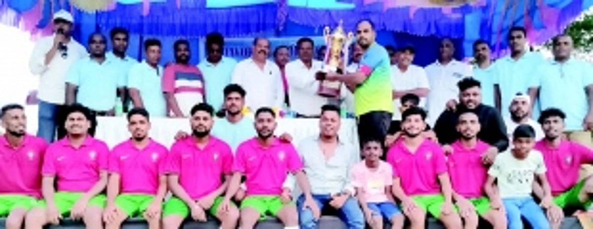 Spring Boys emerge champions in  Davorlim inter-village open football