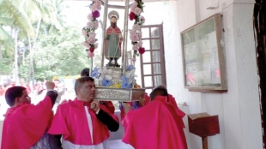 St Alex feast celebrated with pomp at Calangute 1 St Alex feast celebrated with pomp at Calangute