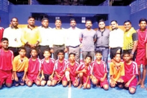 St Clara’s HS Boys U-14 Kabaddi champs