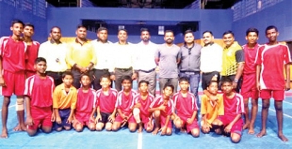 St Clara’s HS Boys U-14 Kabaddi champs