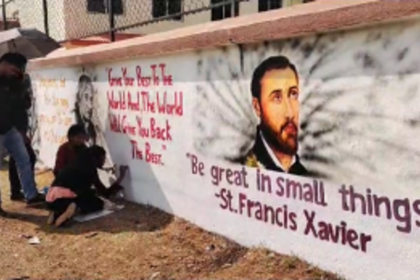 St. Cruz High School Students Embrace Christmas Spirit with Patriotic Tribute Through Art