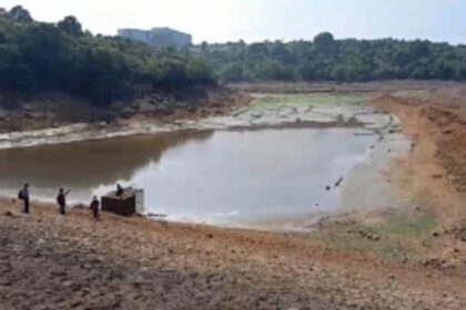 St. Cruz V.P. inspects Bondvol Lake; decides to install CCTV at site to keep watch