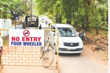 St Cruz market road becomes one-way finally!