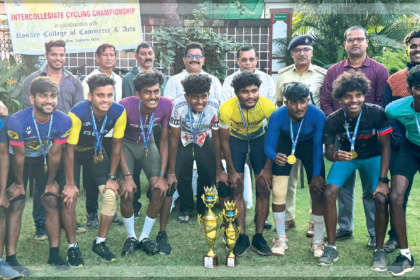 St Joseph Vaz College Triumphs in Goa University’s Inter-Collegiate Cycling Championship