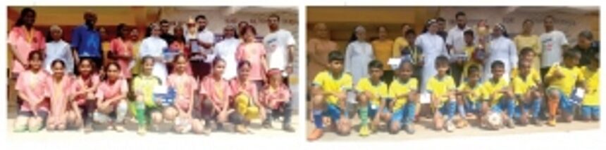 St Michael’s Convent High School  emerge champions in U-12 girls football