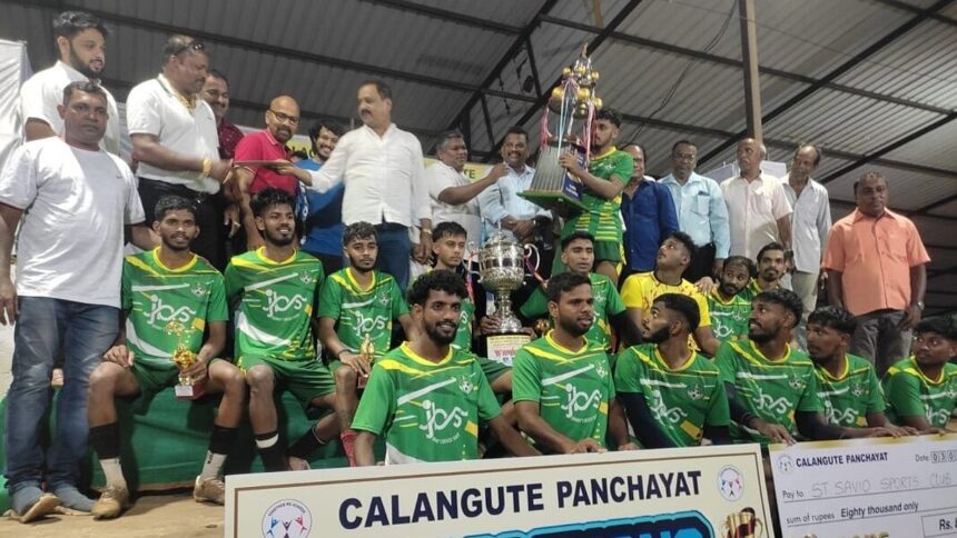 St Savio SC Calangute Crushes Saligao Sporting 5-0 to Lift Calangute Panchayat Cup 1 St Savio SC Calangute Crushes Saligao Sporting 5-0 to Lift Calangute Panchayat Cup