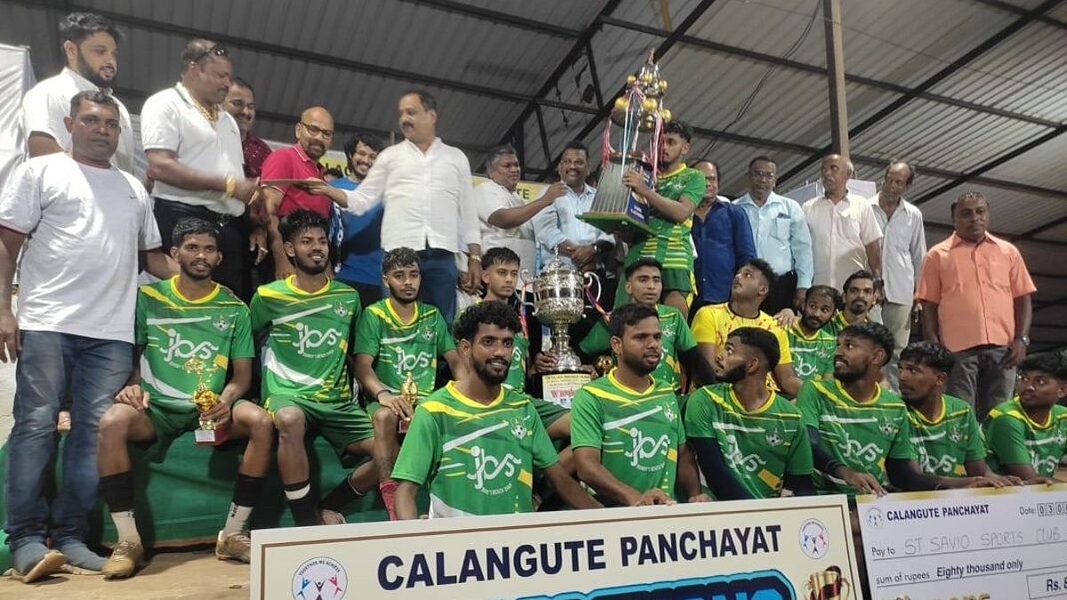 St Savio SC Calangute Crushes Saligao Sporting 5-0 to Lift Calangute Panchayat Cup